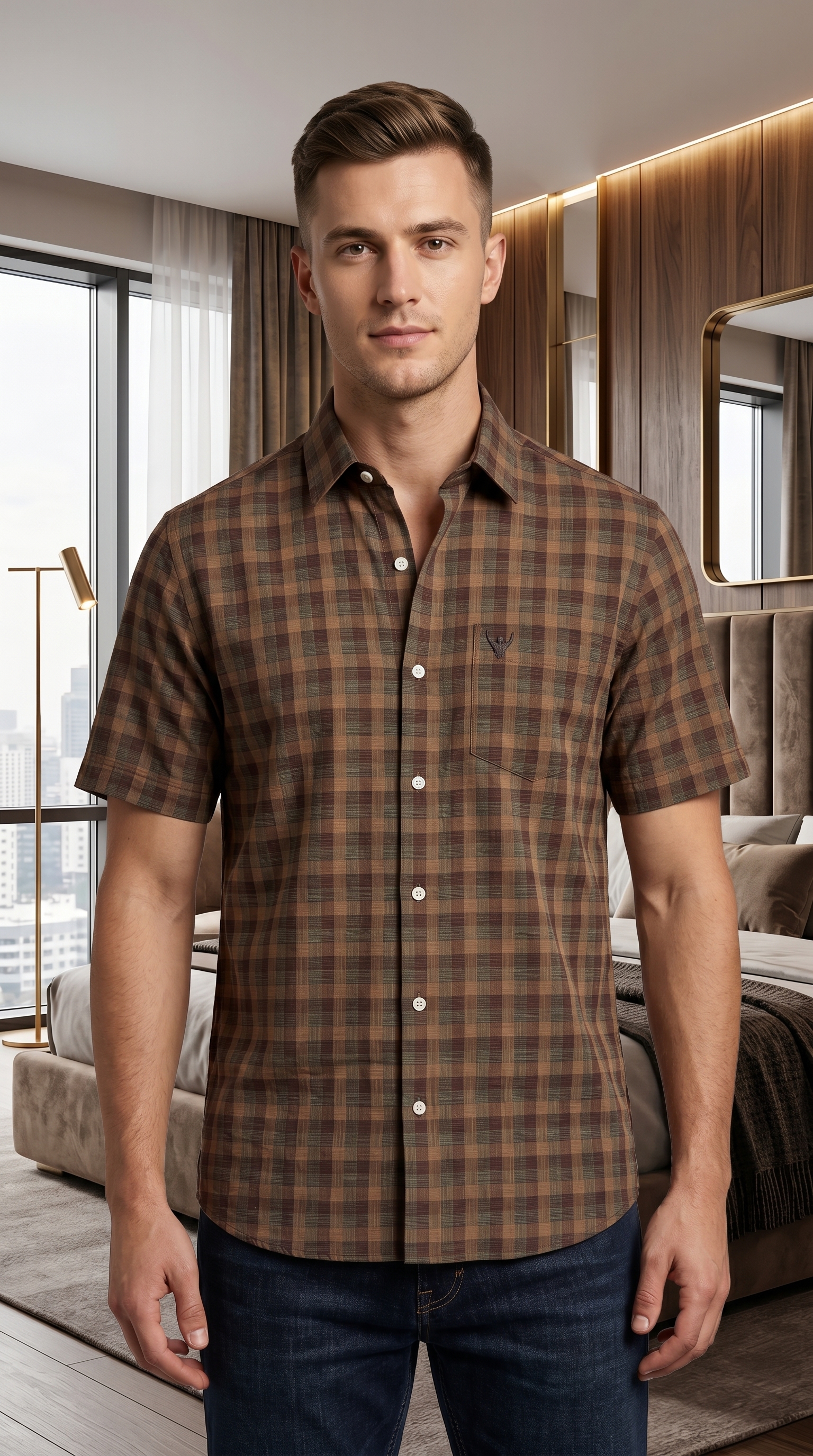 THE VINTAGE WALNUT CHECK